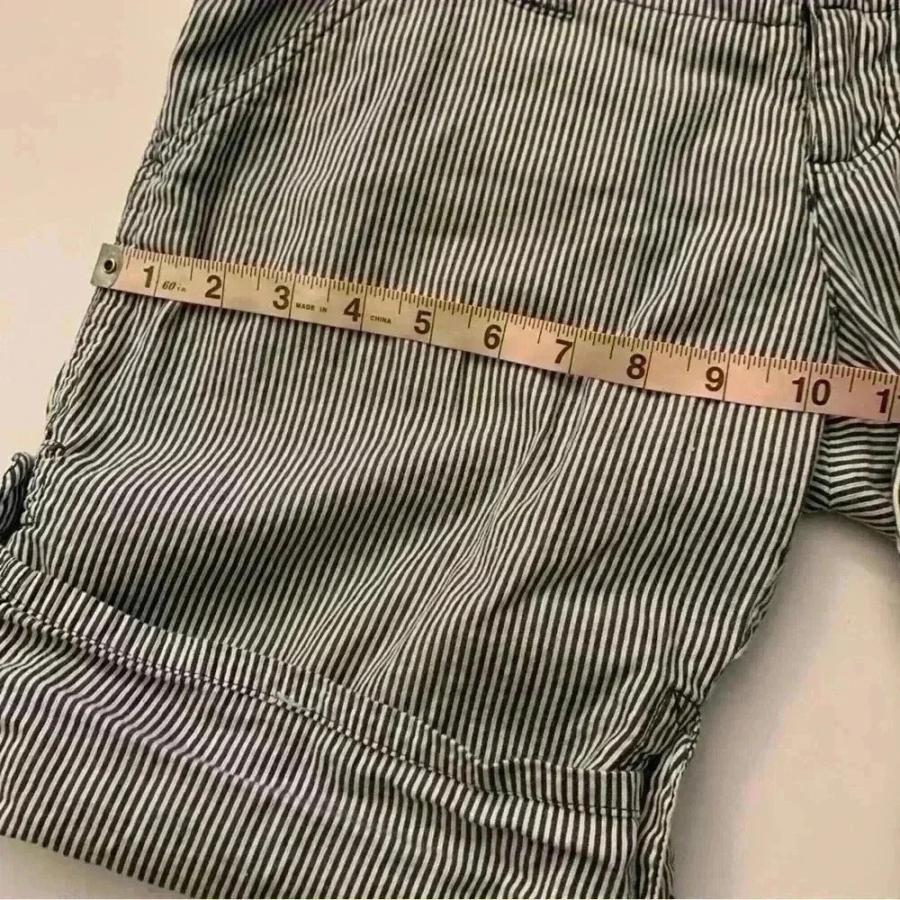 Nori Women's Striped Shorts Size 9 - Picture 3 of 16